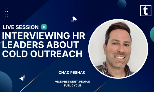 INTERVIEWING HR LEADERS ABOUT COLD OUTREACH CHAD PESHAK